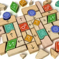 puzzle with signs and symbols